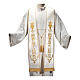 Roman Catholic stole machine embroidered in cotton silk Gamma s1