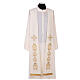 Stole 100% polyester, machine embroidered, cross and elaborate patterns Gamma s3