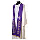 Stole 100% polyester, machine embroidered, cross and elaborate patterns Gamma s11