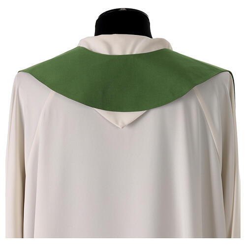 Stole 100% polyester machine embroidered with cross and golden decorations Gamma 4