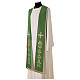 Stole 100% polyester machine embroidered with cross and golden decorations Gamma s3