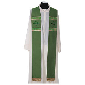 Étoles liturgiques: Étole avec franges et pierres