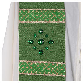 Stole: Stola con gallone e pietre Stole: Stola con gallone e pietre