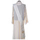 Deacon stole in polyester ivory s4