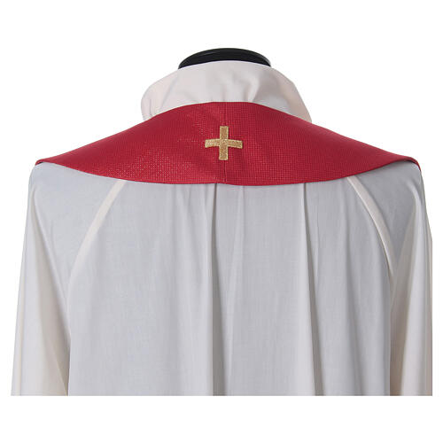 Priesterstola mit Kreuz und Quasten 7