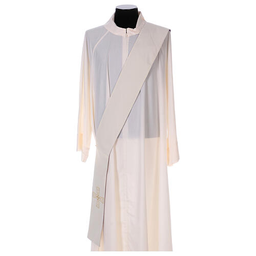 Reversible stole, 100% polyester, with cross Gamma 5