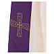 Reversible stole, 100% polyester, with cross Gamma s2