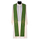 Reversible stole, 100% polyester, Chi-Rho Alpha and Omega Gamma s1