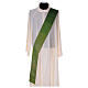 Reversible stole with cross 85% wool 15% lurex Gamma s1
