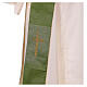 Reversible stole with cross 85% wool 15% lurex Gamma s3