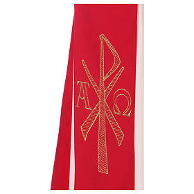 Alpha Omega Stole in 100% polyester