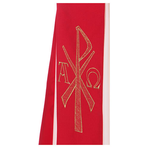 Alpha Omega Stole in 100% polyester Gamma 2