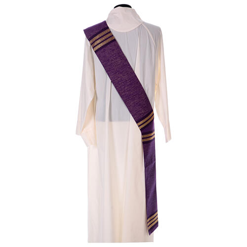 Deacon stole with golden chain detailing 64% wool 26% acrylic 10% lurex Gamma 4