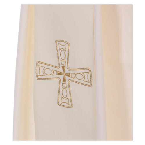 Stole with cross 100% polyester Gamma 2