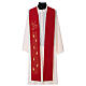 Red stole, Holy Spirit, 100% polyester s1