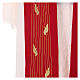 Red stole with Holy Spirit 100% polyester s3