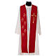 Rote Priesterstola Heiligen Geist Symbol Polyester s1