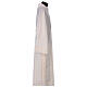 Ivory deacon stole, cross with embossed IHS, 80% polyester 20% wool s3