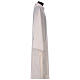 Ivory deacon stole with golden cross in relief 80% polyester 20% wool s3
