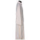Ivory deacon stole Marian symbol with crown 80% polyester 20% wool s3