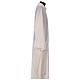 Ivory deacon stole with golden IHS relief, 80% polyester 20% wool s3
