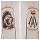 Estola Nossa Senhora do Bom Conselho símbolo marial cor de marfim s2