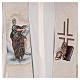 Stola San Marco Evangelista con leone alato avorio s2