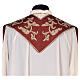 Red Holy Spirit stole, decoration in gilt thread s3