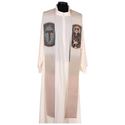 Ivory stole, Saint Francis of Assisi 1