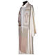 Stole of Divine Mercy, cross, peach and ivory shades s3