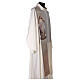 Stole of Divine Mercy, cross, peach and ivory shades s4