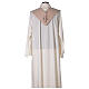 Stole of Divine Mercy, cross, peach and ivory shades s5