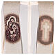 Holy Family stole, embroidery on ivory fabric s2