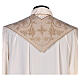 Ivory stole, golden crosses, vine branches and grapes s3