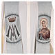 Estola Sagrado Corazón de María y símbolo mariano s2