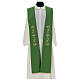 Embroidered two-tone chasuble 100% polyester s1