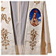 Marian stole, Our Lady of Fatima, gold embroidery with rhinestones s2