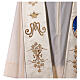 Marian stole, Our Lady of Fatima, gold embroidery with rhinestones s3