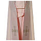 Deacon stole with crosses, 100% polyester, white and red Gamma s7