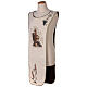 Scapulaire calice branches de vigne Première Communion h 80 cm coton s6