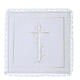 Conjunto de altar seda algodão viscose cruz 4 peças s1