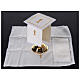 Altar service 4 pcs chalice embroidery silk cotton viscose s2