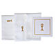 Altar service 4 pcs chalice embroidery silk cotton viscose s3