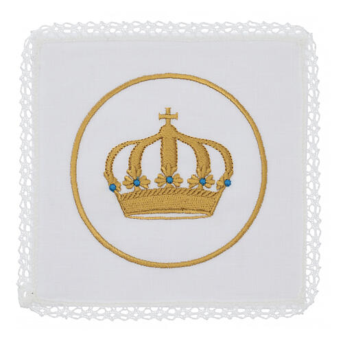 Servizio da altare corona seta cotone viscosa 4 pz 1
