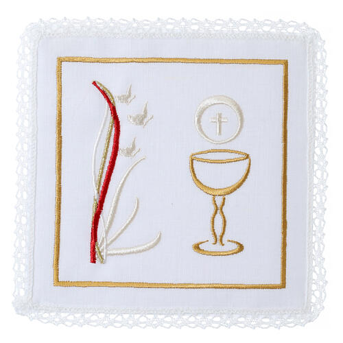 Liturgy linen service Chalice 4 pcs linen cotton viscose 1