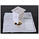 Liturgy linen service Chalice 4 pcs linen cotton viscose s2