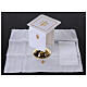 Conjunto de altar 4 peças linho algodão viscose JHS s2