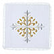 Altar cloth set cross floral embroidery linen cotton viscose 4 pcs s1