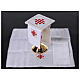 Altar cloths set Jerusalem cross 4 pcs linen cotton viscose s2