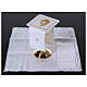 Altar mass cloths Jesus linen cotton viscose 4 pcs s2